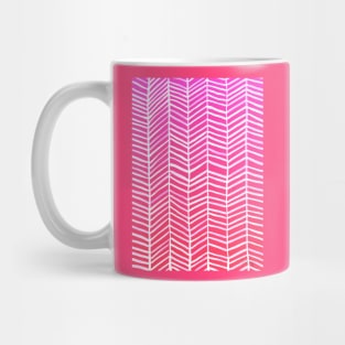 Herringbone Pink Mug